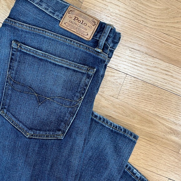 Polo Ralph Lauren Varick Slim Straight Jeans Mens 36x34 (35x33) Denim - Picture 2 of 12